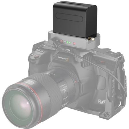 SmallRig 3823 - zestaw, dwukanałowa ładowarka + 2x akumulator Sony NP-F970 (2x 7800mAh) - przykład użycia